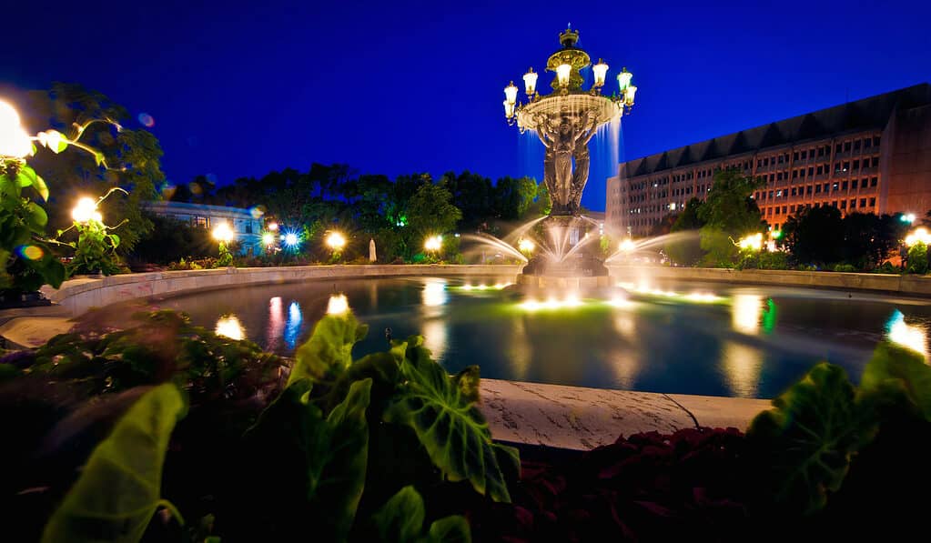 Bartholdi Fountain - U.S. Botanic Garden - photo credit Architect of the Capitol