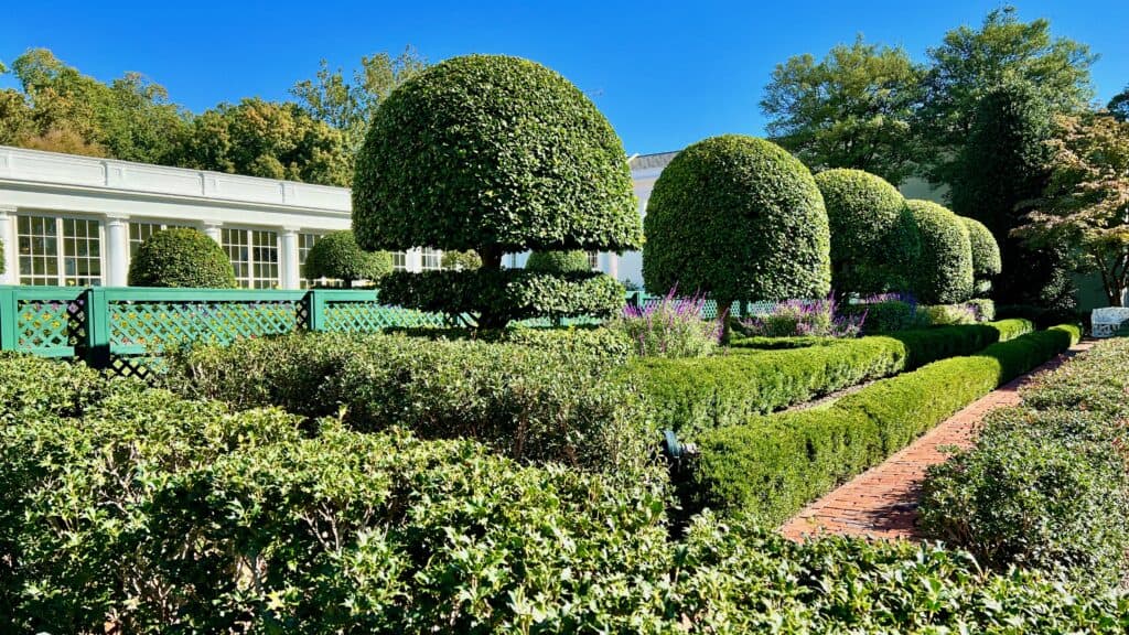 white house flower garden tour