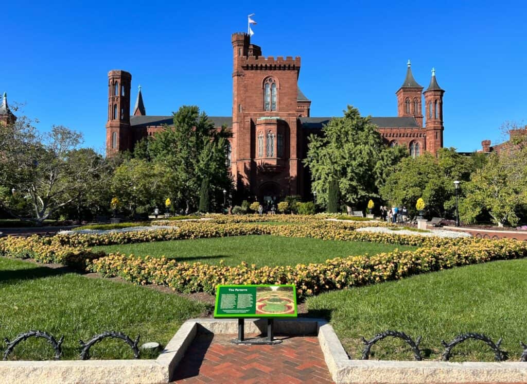 Parterre at the Enid Haupt Smithsonian Garden Washington D.C.