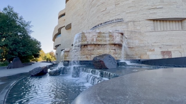 Waterfall National Museum of the American Indian Smithsonian Garden Washington DC