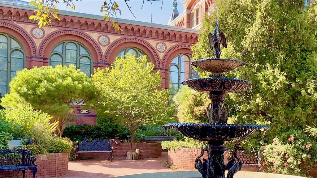 Fountain at the Mary Ripley Livingston Garden