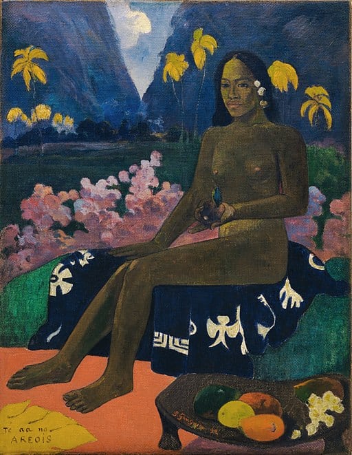 Te aa no areois (The Seed of the Areoi) painting by Paul Gauguin