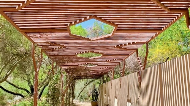 Boyce Thompson Arboretum and Botanical Garden, Pergola in the Demonstration Garden, Arizona