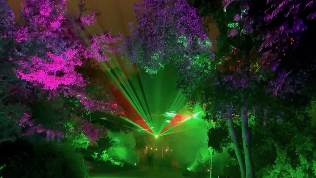 San Diego Botanic Garden Lightscape Liquid Sky Artist Definitive Special Projects & ER Productions